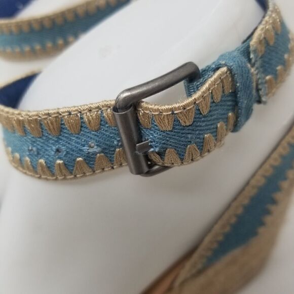 COCONUTS BY MATISSE, FRENCHIE ESPADRILLE WEDGES. SIZE 6.5 M. - Picture 4 of 15